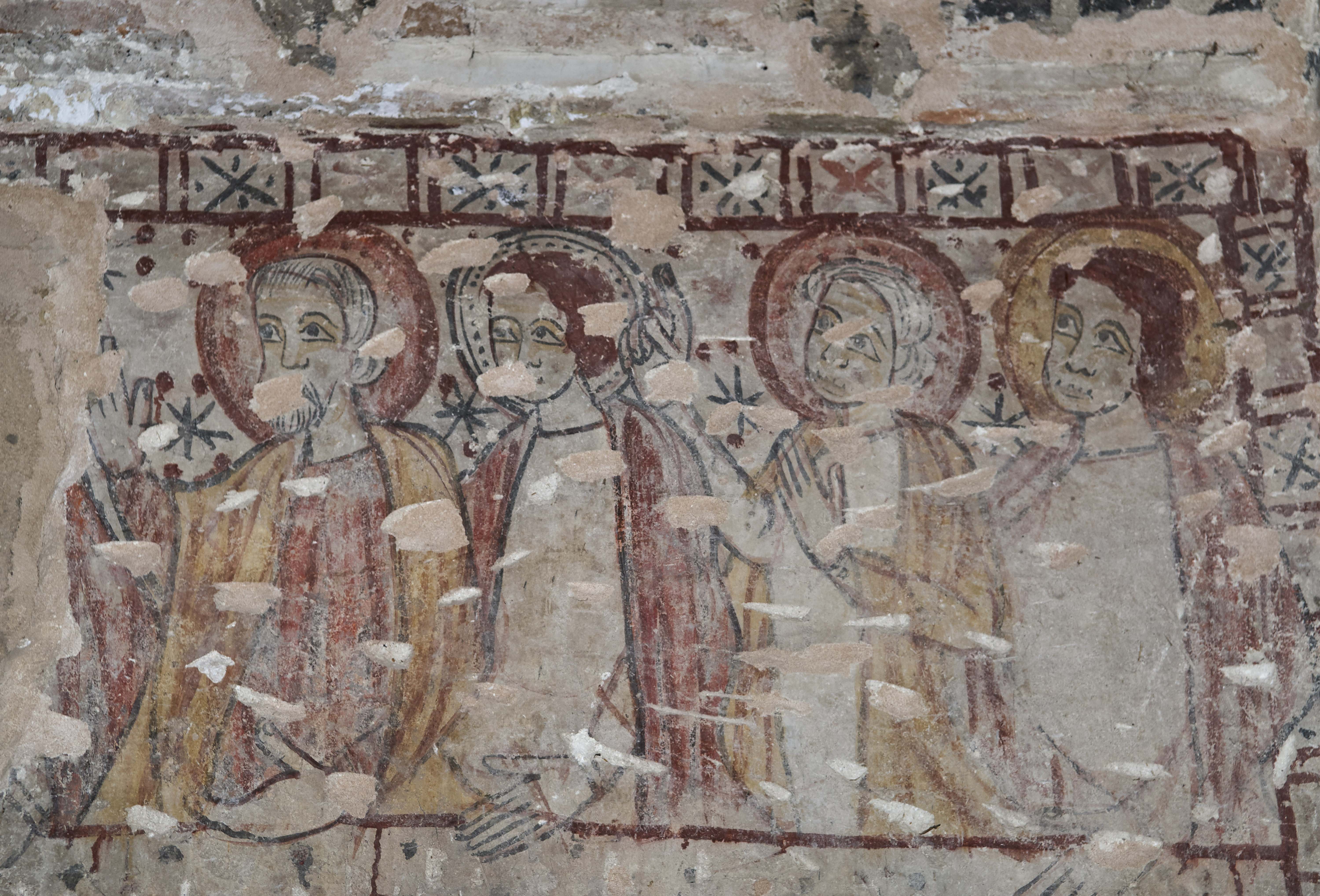 Frescos de Iglesia de Sta. María de las Angustias, Arenas de San Juan (© P. Jiménez)