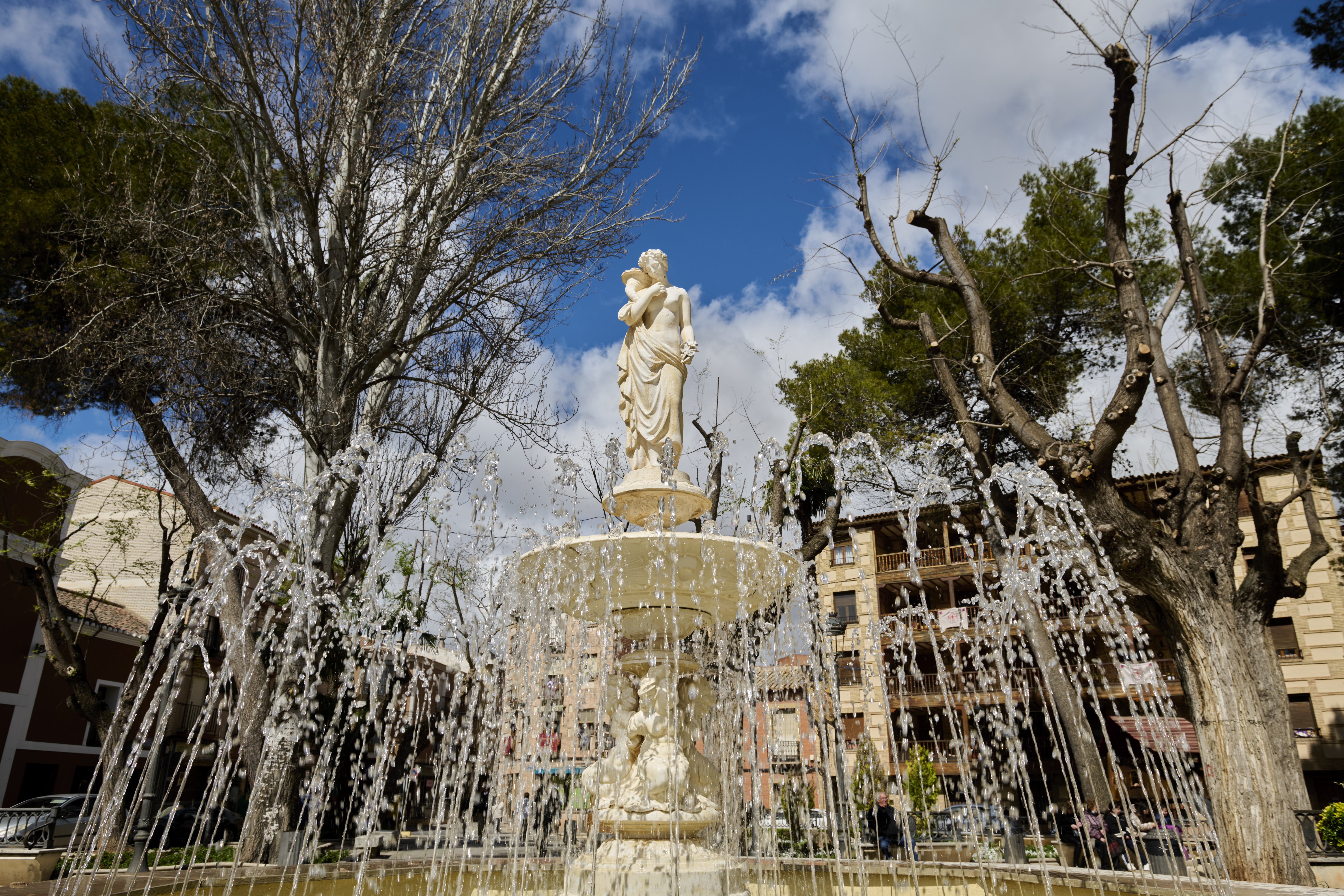 Fuente de la Manola (Diosa de la fortuna), Daimiel (© P. Jiménez)