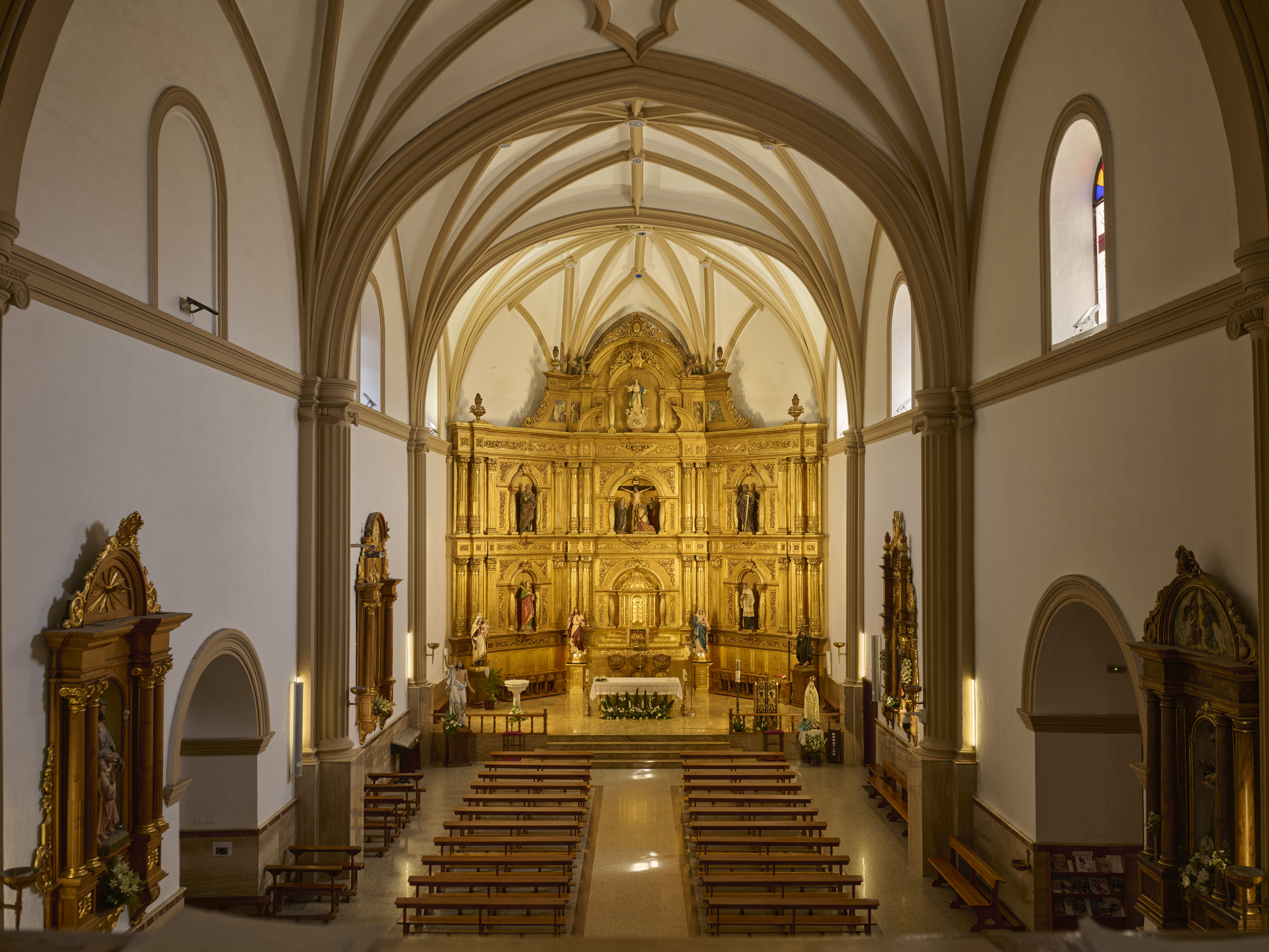 Interior de Parroquia Ntra. Sra. de la Asunción, Villarrubia de los Ojos (© P. Jiménez)