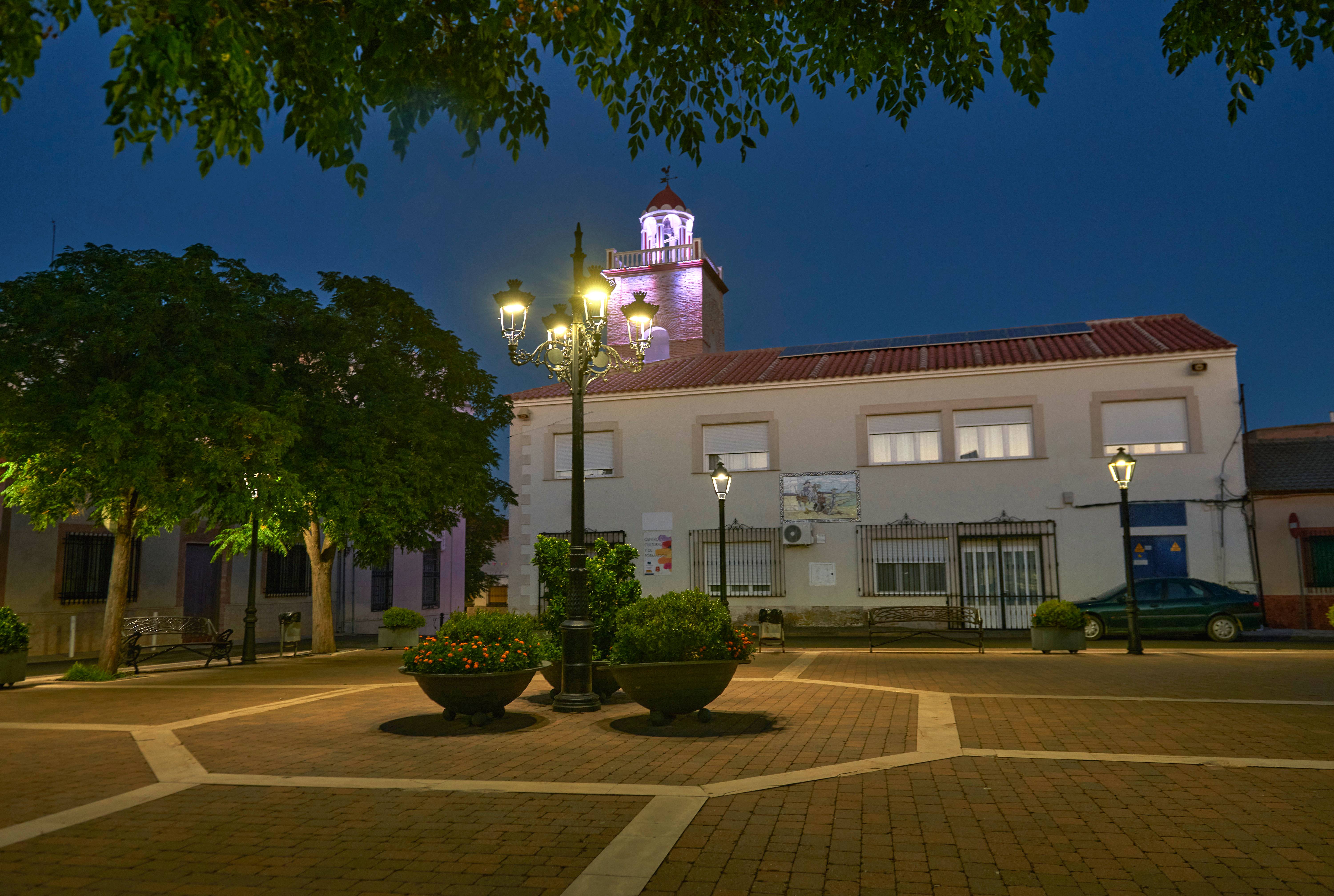 Plaza del ayuntamiento, Villarta de San Juan (P. Jiménez)