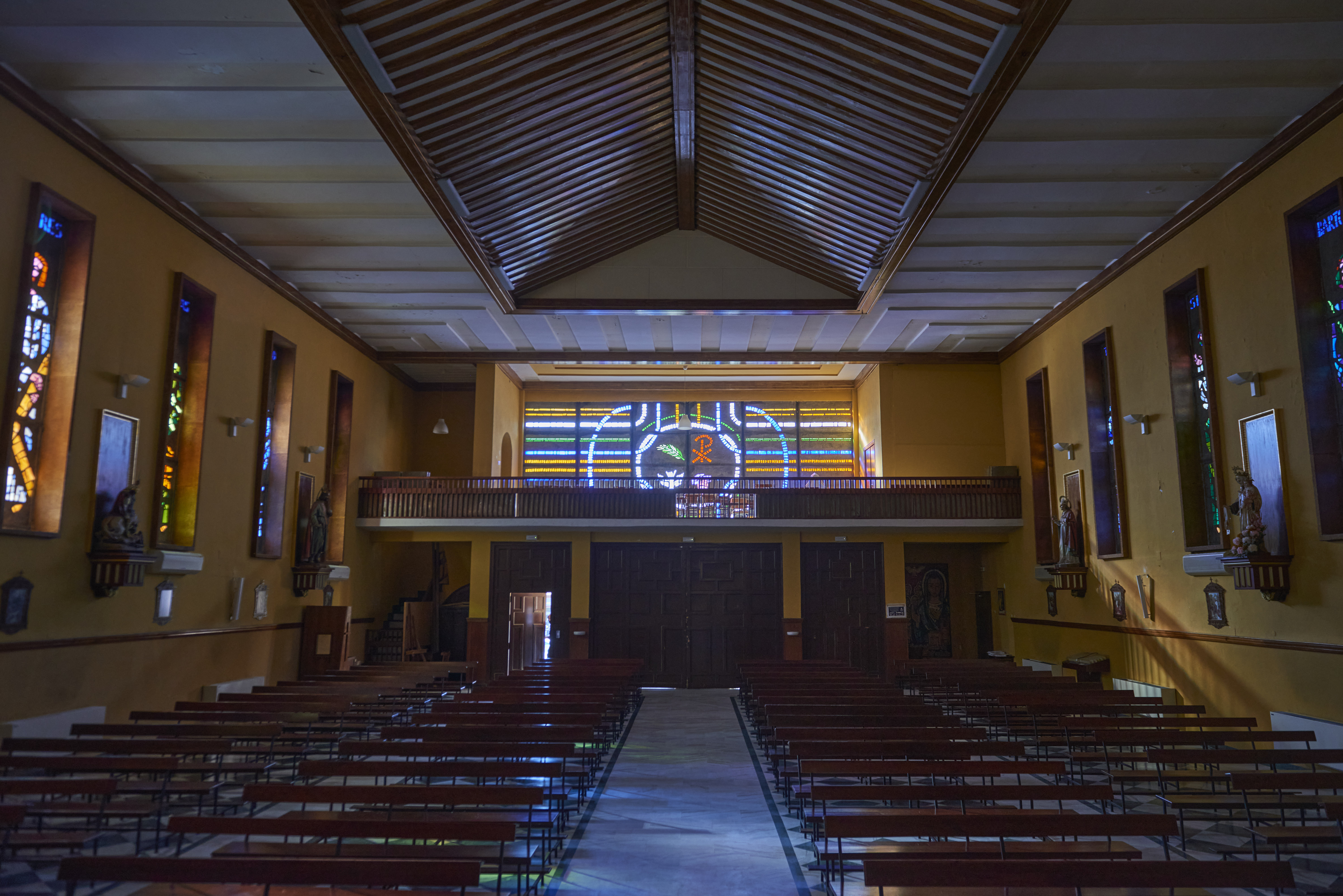 Interior de la Iglesia San Juan Bautista, Villarta de San Juan (© P. Jiménez)