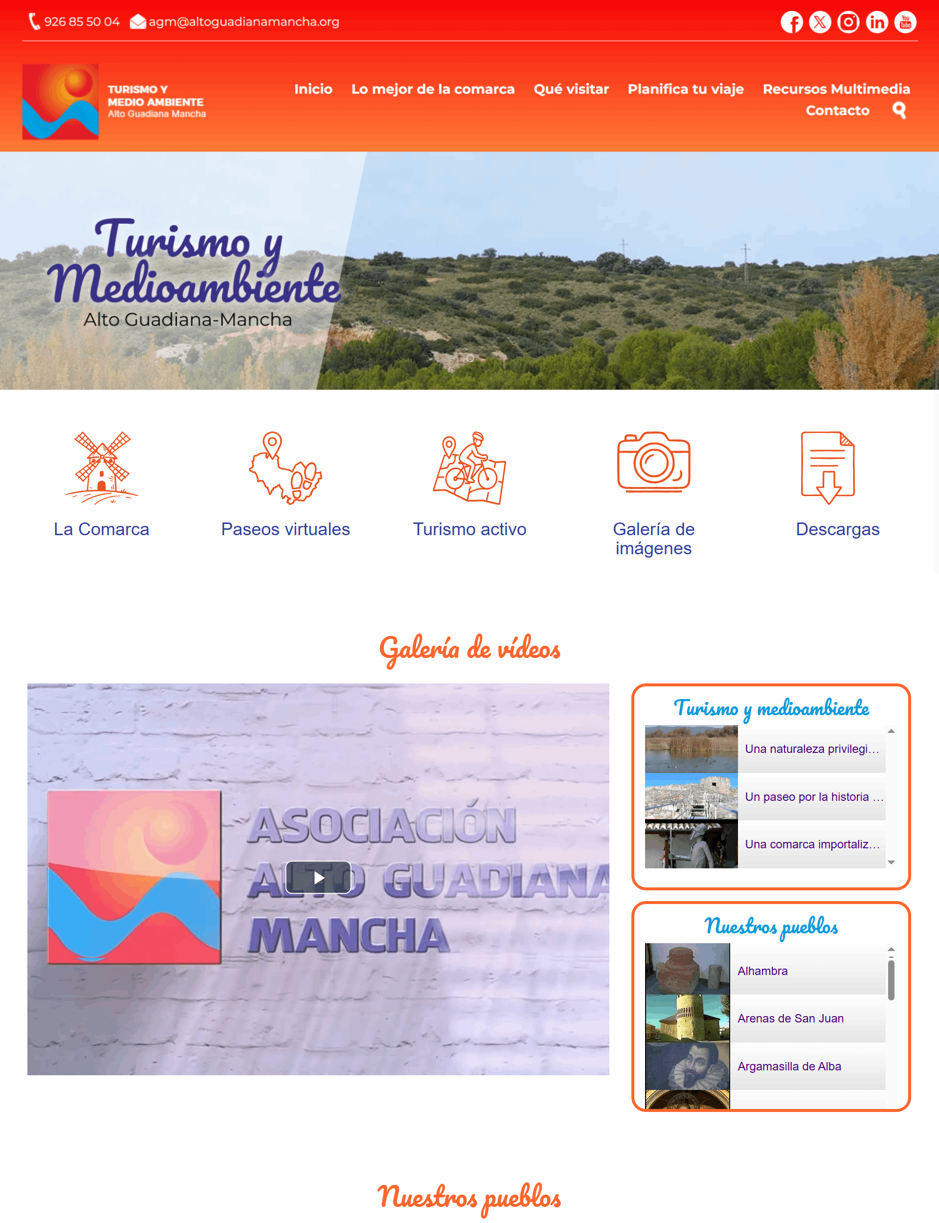 imagen de web turística